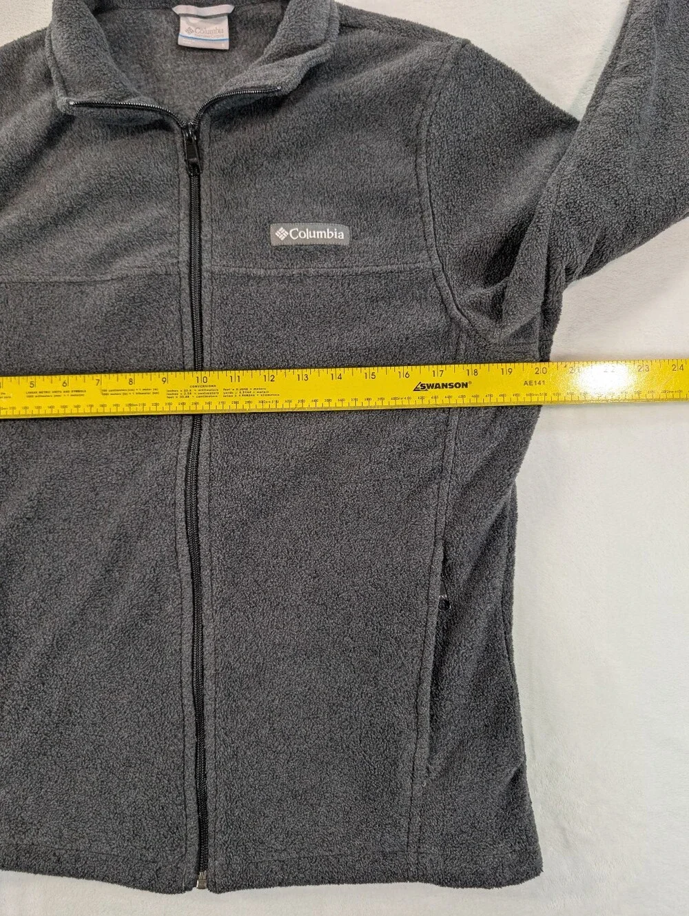 Columbia Fleece Steens Mountain 2.0 Jacket Full Zip Charcoal Gray Small